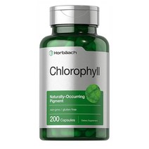 호바흐 Horbaach Chlorophyll 클로로필 엽록소 200캡슐, 1개, 200개