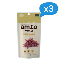 아미오 애견간식 건강담은 사슴 육포 50g x 3개, 단품