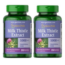 퓨리탄 프라이드 밀크시슬 1000mg 180정, 6.4oz, 2개