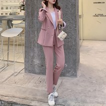 스트릿살롱 위드미 배색 정장 투피스