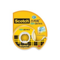 스카치테이프 재접착 사용 가능한 양면 테이프 19mmx5.08m 1개 3, 단품