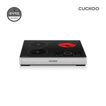 본사직영 쿠쿠 CIHR-D311STFB 3구 하이브리드 빌트인 전기레인지, 상세설명 참조, 없음