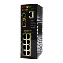 솔텍 SFC8000 산업용 스위칭허브 기가 8포트 2.5G 광포트 2개
