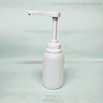 +Y30 고점도펌프+1L용기 1CY 화장품 로션 에센스 시럽 리큐르 향료 PG VG