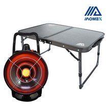 아오맥스 피크닉 티탄 리프트 접이식 미니캠핑테이블 + 블랙히터, 티탄색상