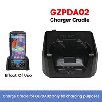 바코드 스캐너 인식 리더 GZPDA05 PDA 바코드 스캐너 전용 충전 크래들 핸드헬드 안드로이드 9.0 2G 16G, 02 GZPDA02Cradle_01 미국