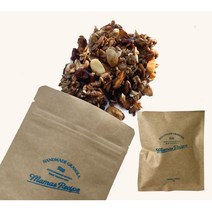 [특가] 마마스레시피 수제 그래놀라 400g (100g x 4개) 마카다미아 오트밀 시리얼 아침식사대용 견과 간식 간편식, 더블초코