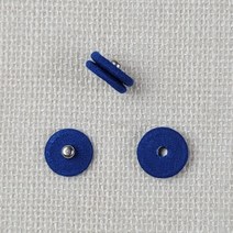 4개) 21mm 컬러 싸개 스냅단추-16color, 블루