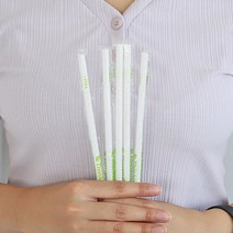 옥수수전분 빨대 생수 사탕수수빨대 아기 일회용 300개입