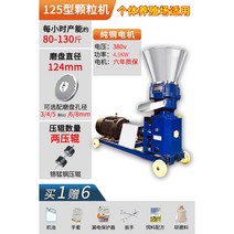 사료 펠릿 제조 기계 220V 380V과립 제립기, 125형 4.5KW380V, 1개