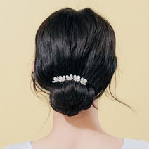 [수앤수]아모르플라워 올림머리 똥머리 밴드 (21H118)