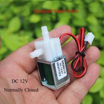 솔밸브 솔레노이드 밸브 평상시 닫힘 DC 12V 전기 벤트 정원 급수 용, 한개옵션0