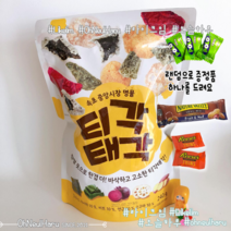 오늘하루 부각믹스 티각태각 240g + 간식증정 김부각 다시마 연근 고구마 비트 영양간식 야채부각