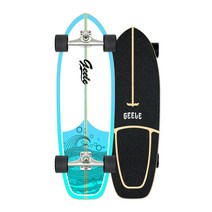 GEELE 30인치 입문용 카버보드 랜드서핑 서프스케이트보드 트럭 CX4 C7 워터본, 40