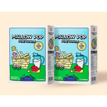 멜로팝 건조 마시멜로우 시리얼, 퓨어바닐라, 110g, 2개