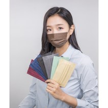 제조사 직접판매 리에어 패션 마스크 국산국내생산 덴탈컬러 5매, 랜덤(5가지색)