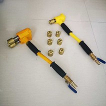 공압 에어 해머 에어함마 공구 기계 착암기 슬래그, 더블 헤드