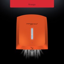 자동 핸드 드라이어 드라이 핸드폰 유도 가족 욕실 따뜻한 것과 차가운 스위치 설치하기 쉬운, 08 Orange_03 EU