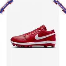 [미국정품] 맨즈 야구화 조던 1 레트로 MCS 로우 레드 CJ8524-601