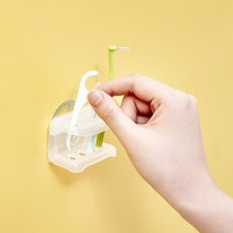 거울 타일 흡착식 치간 치실 칫솔 걸이 위생 보관 5638