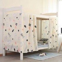 SKANDSALO 기숙사 2층침대 암막커튼 숙면 필수 완소템 항공배송, 진한 파란색 깃털 1 장