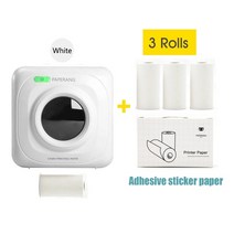 휴대용 rpaperang p1 pocket printer bt wireless Thermal printer mobile printer 200dpi for photo picture, w-3 롤 스티커, 협력사