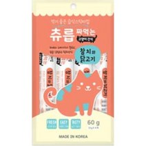 [오너클랜] 츄릅 짜먹는 고양이 간식 참치n닭고기 60g 길냥이, 상세 설명 참조, 상세 설명 참조