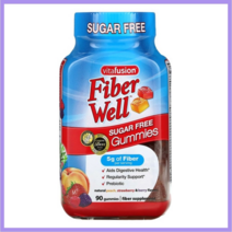 비타퓨전 Fiber Well 복숭아 딸기 베리 구미젤리 90개 VitaFusion Peach Strawberry 90Gummies, 없음, 해당사항없음, 없음