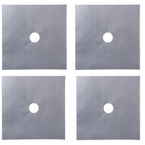 가스버너 스토브 수리 부속 1/2/4 pcs/set 가스 스토브 프로텍터 쿠커 라이너 클린 매트 패드 톱 주방 조리, 08 CF101-8