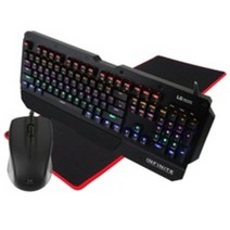 라이센스LG 기계식 게이밍 키보드 GK-5000 + 마우스 M-1000 + GOON 게이밍 마우스 장패드 Gaming Pad, 키보드(GK-5000), 마우스(M-1000), 패드(Gaming Pad), 혼합 색상