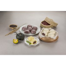밀원본가 안흥 삼색 찐빵 30입 1.5Kg 1BOX (안흥10+흑미10+단호박10)