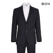 본 본 울 폴리 솔리드 정장자켓 네이비 BN9MJA551NY
