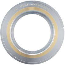 M42-MD 어댑터 링 칼 자이스 범용 M42 나사 42mm 렌즈 미놀타 MD MC 카메라 X700 X500 X-370 SRT 카메라용, 03 m42-minolta laina, 1개