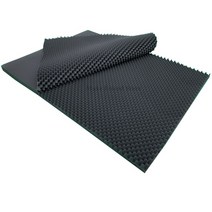 방음벽 가정용흡음재 실내방음벽설치 차음재 1PC 150x200cm 대형 스튜디오 어쿠스틱 폼 사운드 에그 크레이, 02 Black_03 5cm