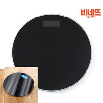 원형 디지털 체중계 블랙 병원체중계 정확한체중계 몸무게측정기