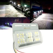 미묘마켓 측면보조등 화물차 산업현장 트렉터 작업등 농기계 차폭등 탑차 윙바디 덤프트럭 추레라 미등 후미등 중장비 안전램프 울브스 24V 37LED 측면보조LED 화이트