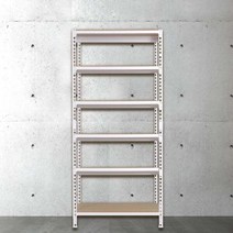 스피드랙 무볼트 조립식 앵글 철제 선반 6단 1500 x 400 x 1800, 블랙, 9mm 양면코팅 보드