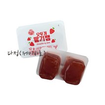 오뚜기 일회용 딸기잼 디스펜팩 딸기 시럽 세트, 12g, 30개, 1세트
