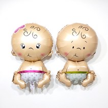 아기 베이비풍선 남아 여아 셀프 만삭촬영소품 출산기념 베이비샤워