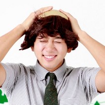 1300K 사오정 가발 갈색, 단품