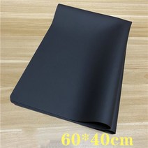 두꺼운 실리콘 식탁 매트 테이블 방수 패드 냄비 받침 50 70 대형, 블랙 60x40