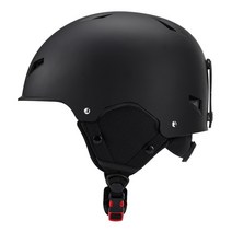 남성 여성 일체형 성형 스키 헬멧 스노우 보드 안전 사이클링 스노우 헬멧 키즈 2, 01 S(51-54cm), 01 black