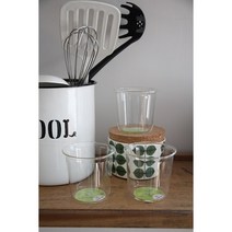 킨토 캐스트 그린티 글라스 180ml 한모금 유리컵(6009C), 그린티글라스 180ml(6009C)