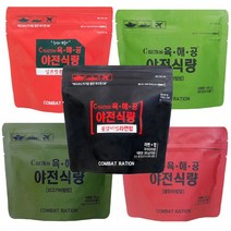 전투식량 야전식량 즉석비빔밥/라면밥 캠핑 낚시(5종), 얼큰짬뽕라면밥