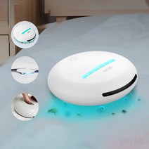 Detao 침구 로봇청소기 침구 살균청소기 침구 청소기 침대 이불 UV살균 진드기 제거 화이트