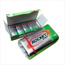 로케트 사각건전지9V(10알) 망간건전지 6F22(FC-1), 1