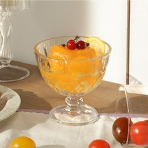 아포가토잔 아이스크림컵 요거트볼 유리 디저트 볼 컵 빙수 카페, 6p세트 (Mdb-07)