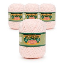 필립섬유 쎄비 실크 인견사 뜨개실 90g x 4p, 803 라이트피치, 4개