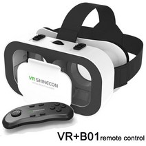 VR풀트래커 VR 안경 트래커 vr 헤드셋 헬멧 스마트 가상 현실 안경 3d 안경 가상, b01 리모컨으로