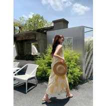 신지연 맥시 에스닉 다낭 이나딘 비치코디 롱원피스 뷔스티에 비치스커트 신혼여행원피스 동남아 해외여행 여름옷 휴양지룩 원피스